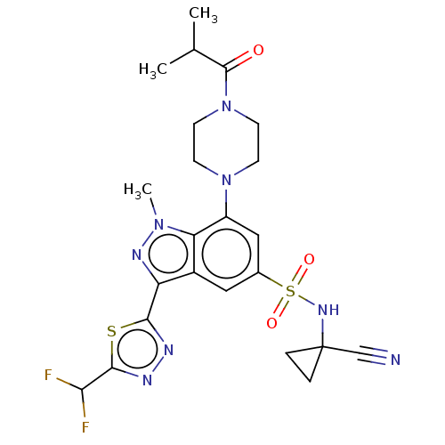 Chemical structure of BindingDB Monomer ID 616699