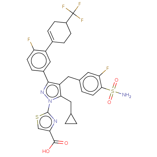 Chemical structure of BindingDB Monomer ID 616889