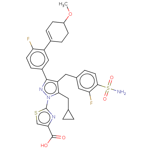 Chemical structure of BindingDB Monomer ID 616891