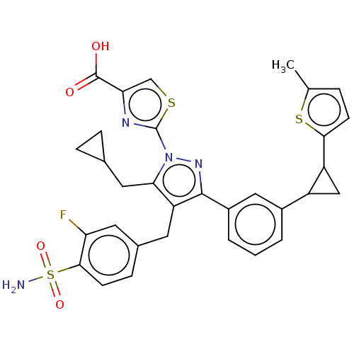 Chemical structure of BindingDB Monomer ID 616916