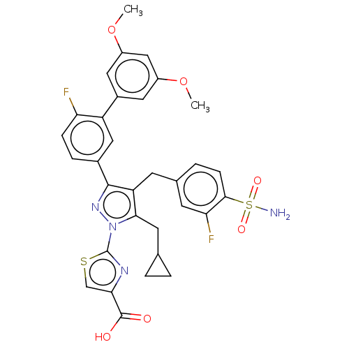 Chemical structure of BindingDB Monomer ID 616942