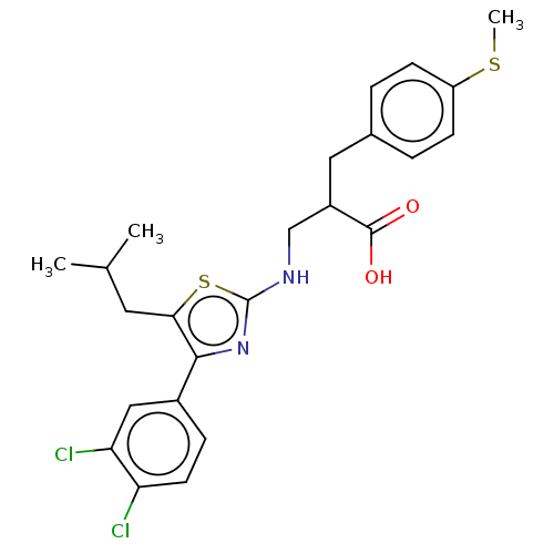 Chemical structure of BindingDB Monomer ID 617324