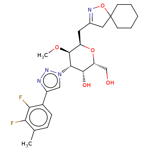 Chemical structure of BindingDB Monomer ID 620282