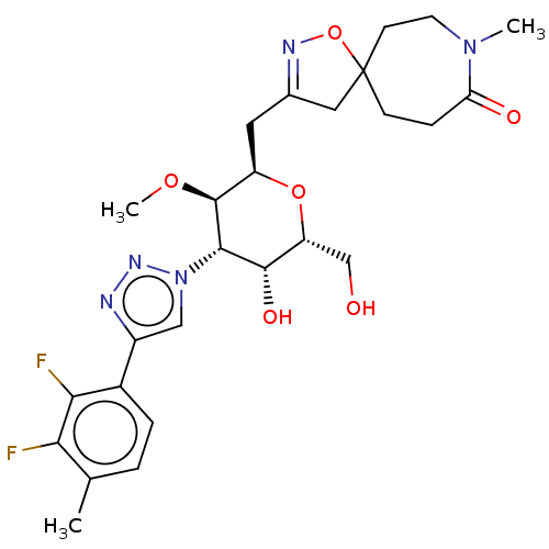 Chemical structure of BindingDB Monomer ID 620345