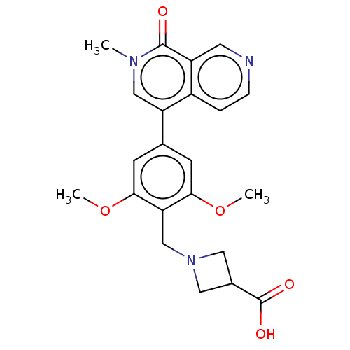 Chemical structure of BindingDB Monomer ID 621649