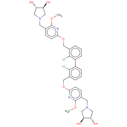 Chemical structure of BindingDB Monomer ID 626304