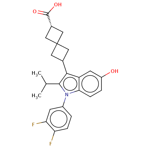 Chemical structure of BindingDB Monomer ID 629189