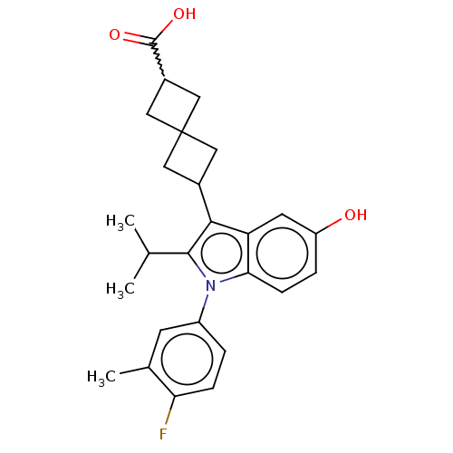 Chemical structure of BindingDB Monomer ID 629207