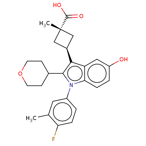 Chemical structure of BindingDB Monomer ID 629208
