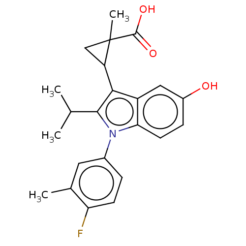 Chemical structure of BindingDB Monomer ID 629212