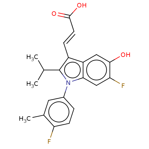 Chemical structure of BindingDB Monomer ID 629229