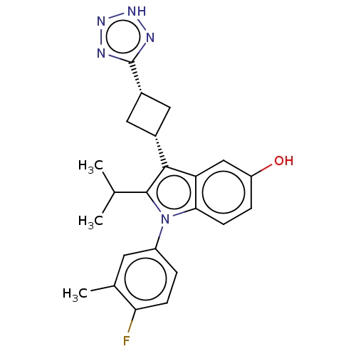 Chemical structure of BindingDB Monomer ID 629236
