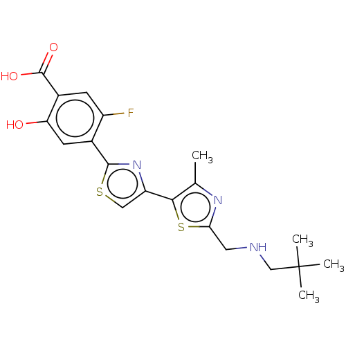 Chemical structure of BindingDB Monomer ID 632764