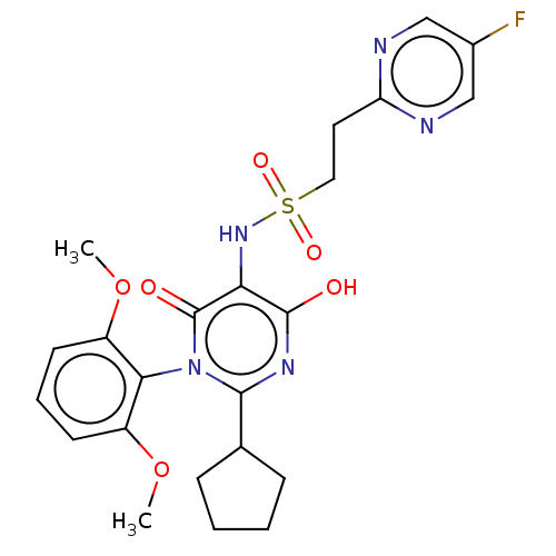 Chemical structure of BindingDB Monomer ID 633573