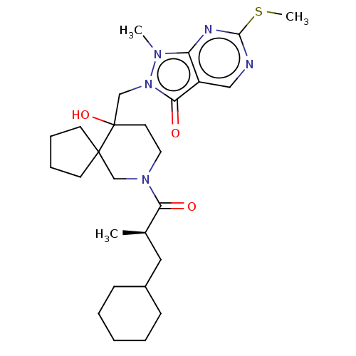 Chemical structure of BindingDB Monomer ID 633640
