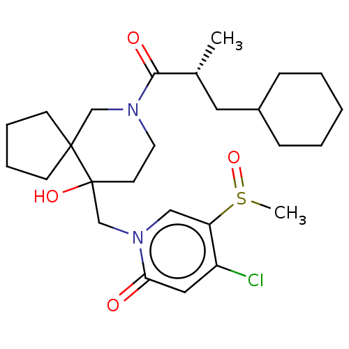 Chemical structure of BindingDB Monomer ID 633656