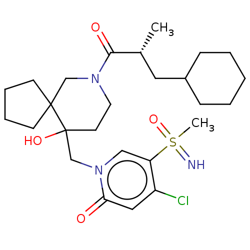 Chemical structure of BindingDB Monomer ID 633657