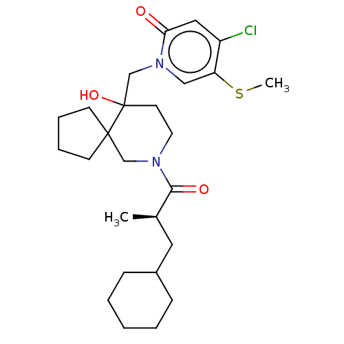 Chemical structure of BindingDB Monomer ID 633662