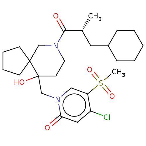 Chemical structure of BindingDB Monomer ID 633663