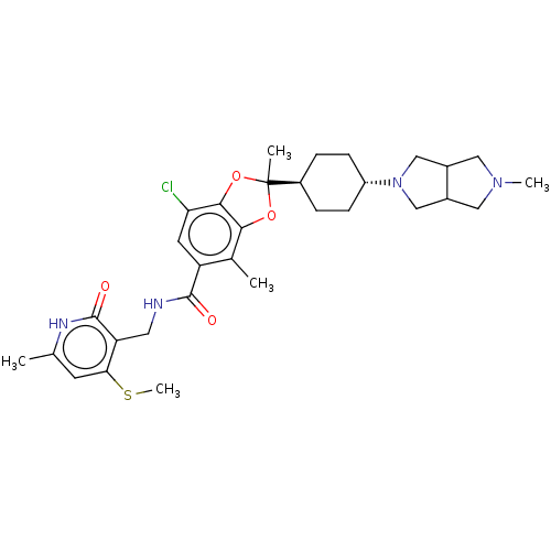 Chemical structure of BindingDB Monomer ID 636197
