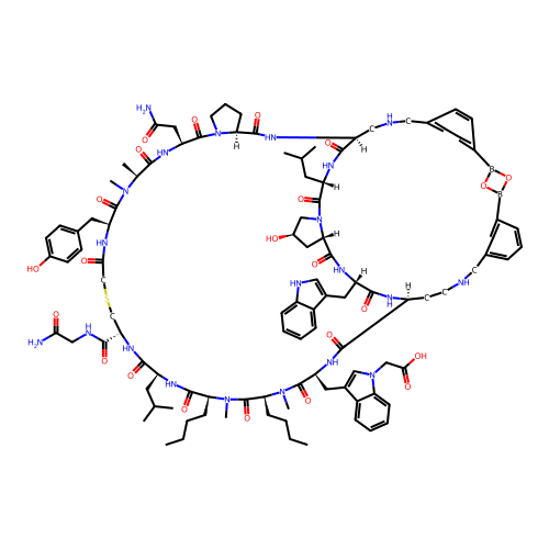 Chemical structure of BindingDB Monomer ID 636681