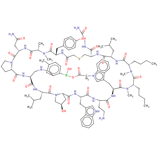 Chemical structure of BindingDB Monomer ID 636692