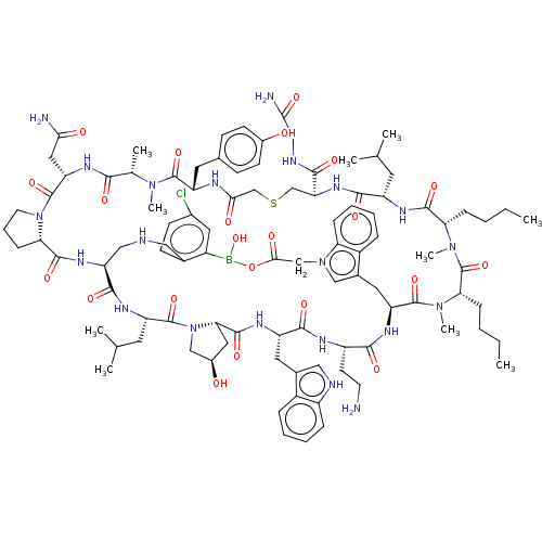 Chemical structure of BindingDB Monomer ID 636694