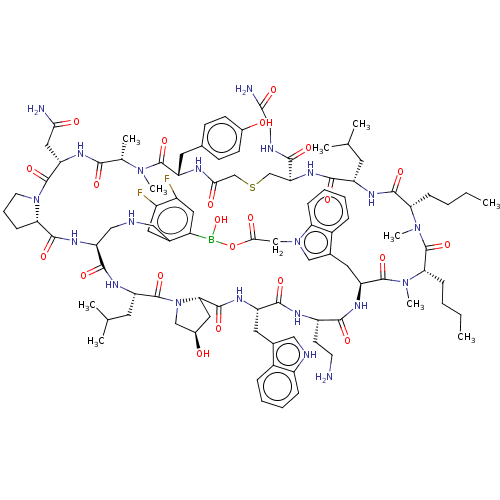 Chemical structure of BindingDB Monomer ID 636700
