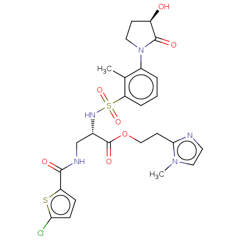 Chemical structure of BindingDB Monomer ID 639345