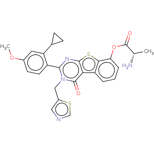 Chemical structure of BindingDB Monomer ID 642674