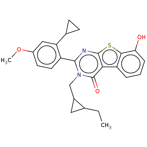 Chemical structure of BindingDB Monomer ID 642692