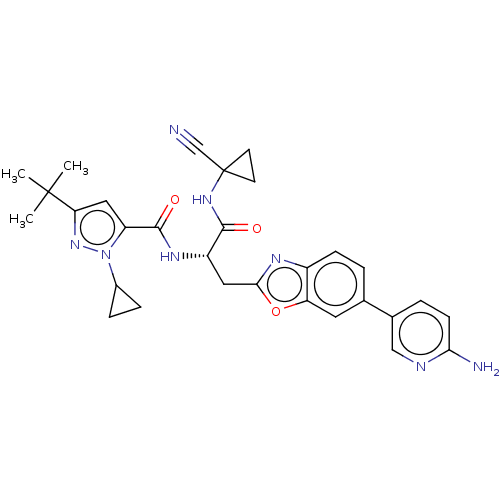 Chemical structure of BindingDB Monomer ID 642834