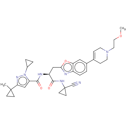 Chemical structure of BindingDB Monomer ID 642846