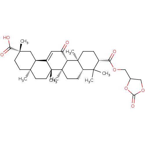 Chemical structure of BindingDB Monomer ID 642873