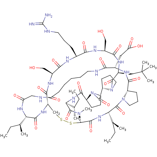 Chemical structure of BindingDB Monomer ID 645054