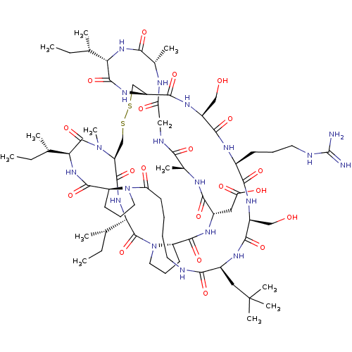 Chemical structure of BindingDB Monomer ID 645055