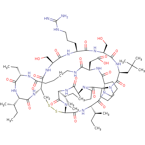 Chemical structure of BindingDB Monomer ID 645057