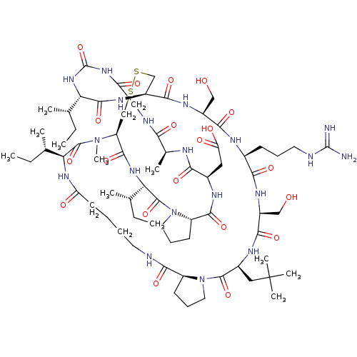 Chemical structure of BindingDB Monomer ID 645071