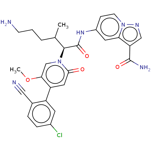 Chemical structure of BindingDB Monomer ID 648222