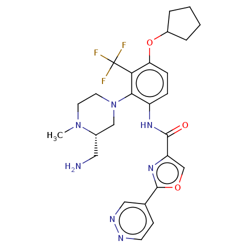 Chemical structure of BindingDB Monomer ID 649804