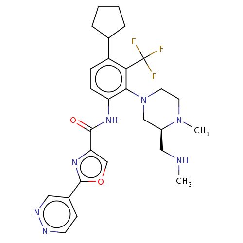 Chemical structure of BindingDB Monomer ID 649812