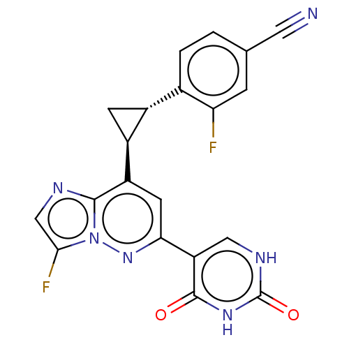 Chemical structure of BindingDB Monomer ID 650222