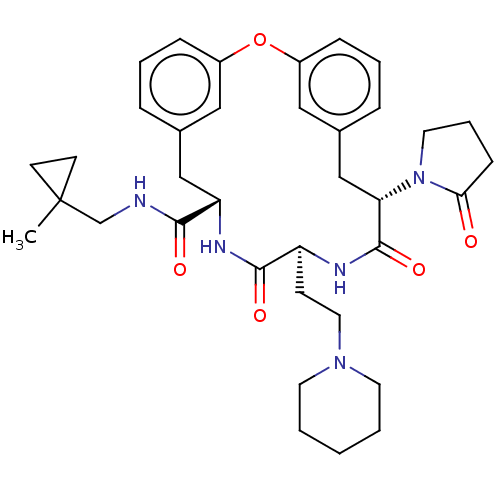 Chemical structure of BindingDB Monomer ID 651129