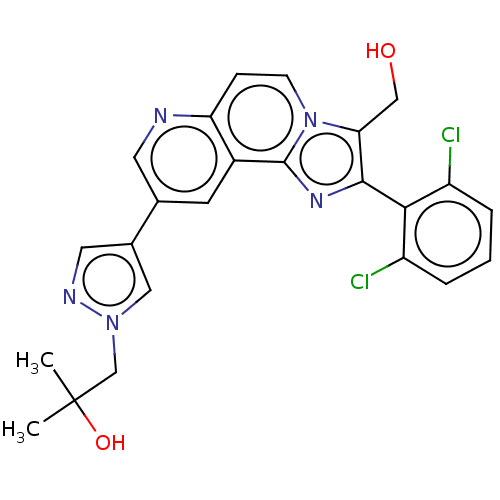 Chemical structure of BindingDB Monomer ID 651461