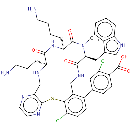 Chemical structure of BindingDB Monomer ID 651513