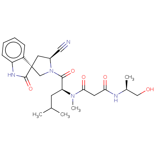 Chemical structure of BindingDB Monomer ID 655537