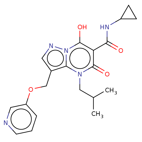 Chemical structure of BindingDB Monomer ID 659822
