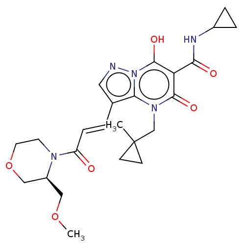 Chemical structure of BindingDB Monomer ID 659934