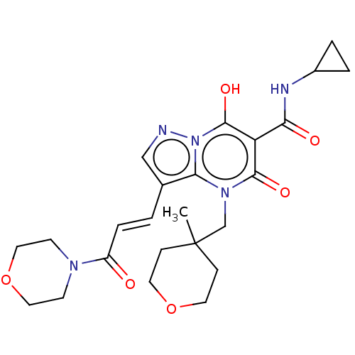 Chemical structure of BindingDB Monomer ID 659949