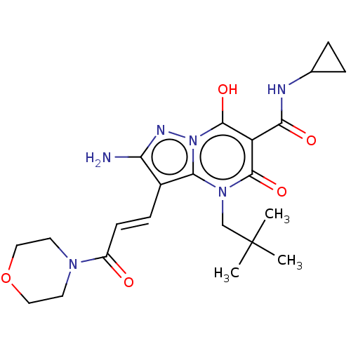 Chemical structure of BindingDB Monomer ID 659974